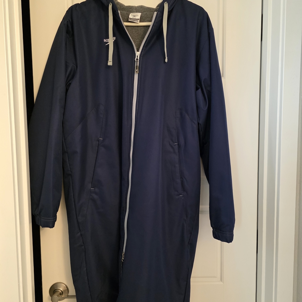 Speedo Men's Blue Swimmer's Jacket